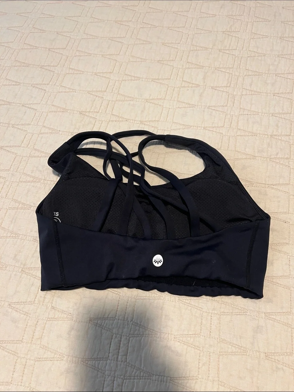 Black XS Senita sports bra